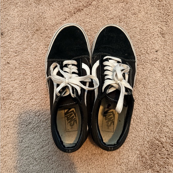 Vans Black and White Men's Sneakers - Picture 2 of 7